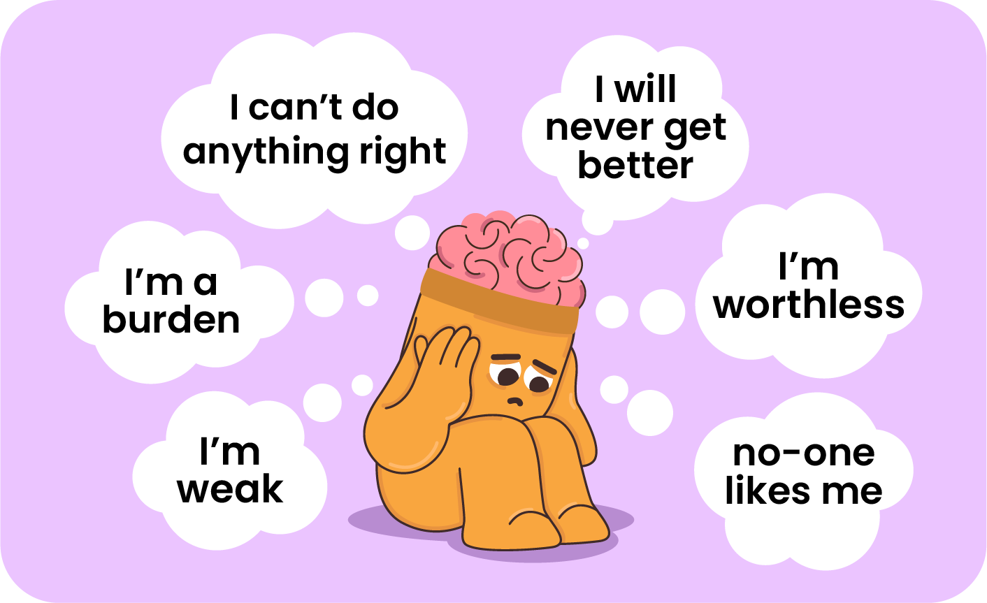 50 Examples Of Negative Thoughts When You Have Depression
