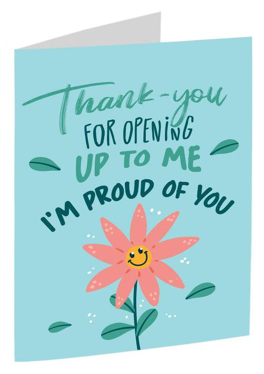 "I'm Proud Of You"