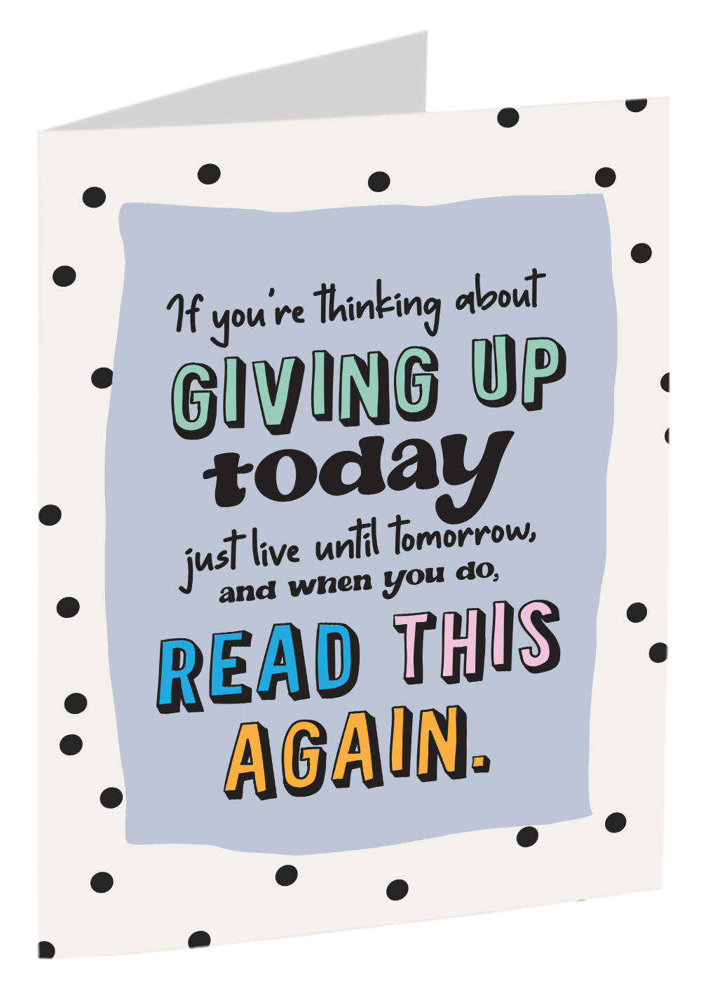 "Read This If You're Thinking About Giving Up"